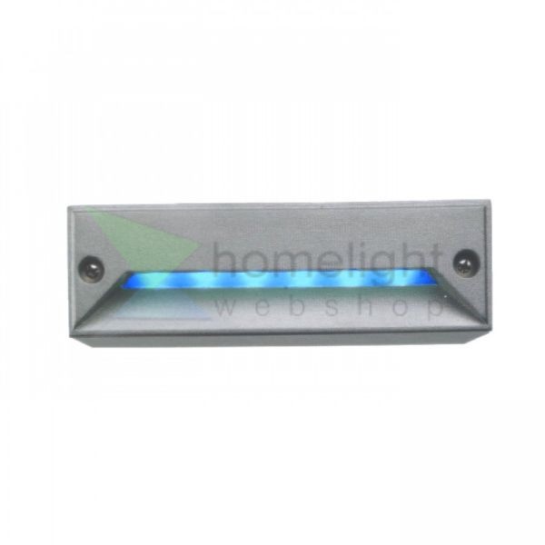 minI LED RC süllyesztett lámpa ezüstszürke/kék 230V LED 0.8W IP54