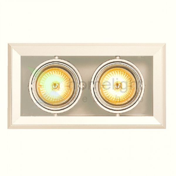AIXLIGHT MOD 2 QRB111 süllyesztett lámpa krémfehér 12V G53 2x50W