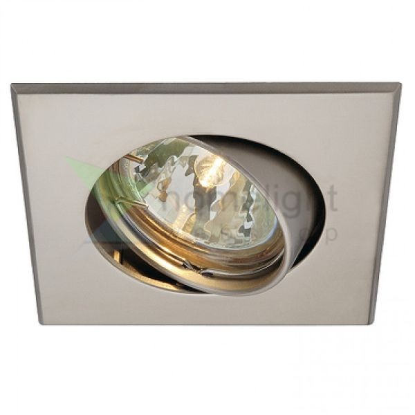 SQUARE süllyesztett lámpa titán 12V GU5,3 50W