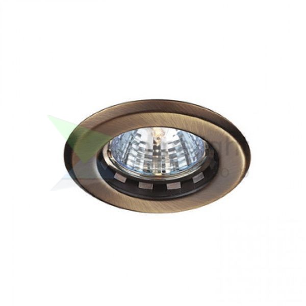 FGL Standart MR16 süllyesztett lámpa fésült acél 12V GU5,3 50W