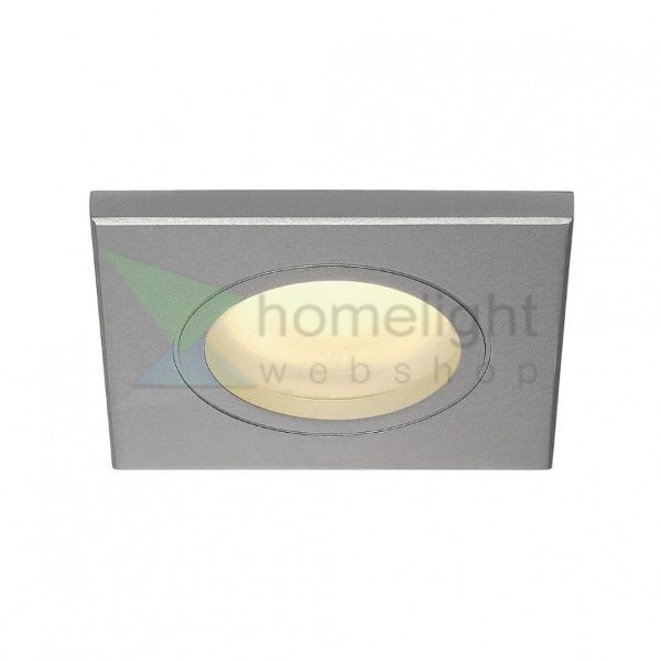 DOLIX OUT SQ süllyesztett lámpa ezüstszürke 230V GU10 35W IP44 