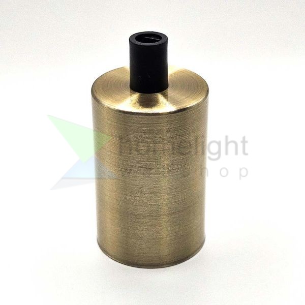 Fém E27 foglalat Antik bronz