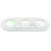 Fehér Porcelán Keret – 3-as Süllyesztett Szerelvényhez - BONOLO