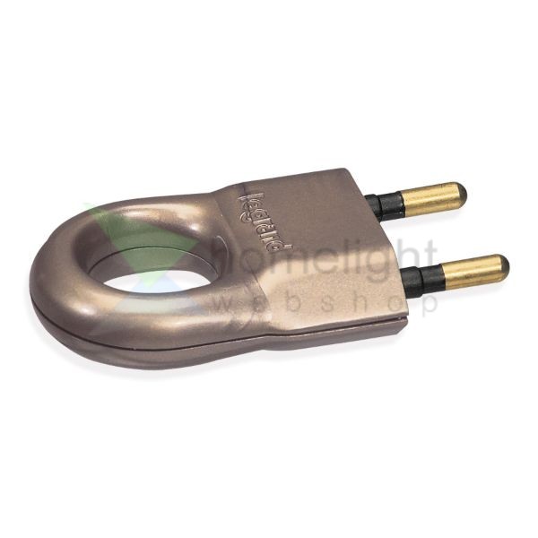 Legrand 2P Csatlakozódugó 6A – Bronz, Földeletlen (050164)