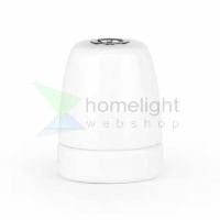 Fehér E27 egyenes porcelán foglalat