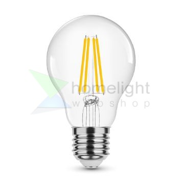 LED Izzó Filament A60 4,2W E27 360° 2700K (470 lumen) dimm.