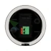 Porcelán USB‑C + USB‑A töltőmodul fekete előlapos kivitelben