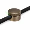 Antik bronz csavaros vezetékrögzítő Ø22 mm méretben