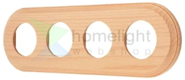 Natúr fa 4-es sorolókeret BONOLO porcelán szerelvényekhez