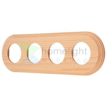 Natúr fa 4-es sorolókeret BONOLO porcelán szerelvényekhez