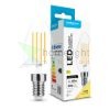 Modee LED Izzó Filament Gyertya C35 5,9W E14 360° 2700K (806 lumen) dimm. ERP
