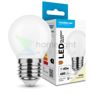 LED Filament Milky Mini Globe