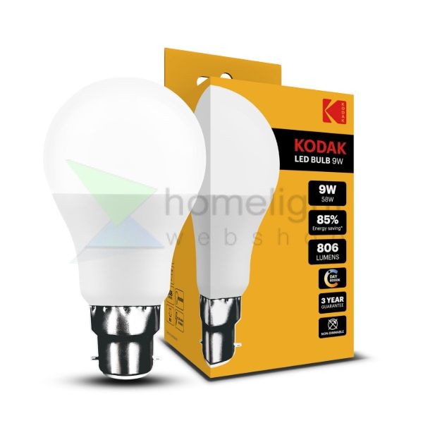 KODAK Max LED Izzó Globe A60 9W B22 270° 6000K (806 lumen)