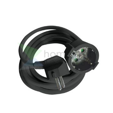Technik Professional Hosszabbító (lengokábel) Fekete 2m kábellel 3x1,5mm2 16A