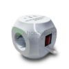 Technik Professional Elosztó Kocka 3 utas 1,5m kábel (1,5mm2) + USB C/A 16A