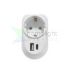 Technik Professional Elosztó Fali 1 utas + USB-A+C 16A