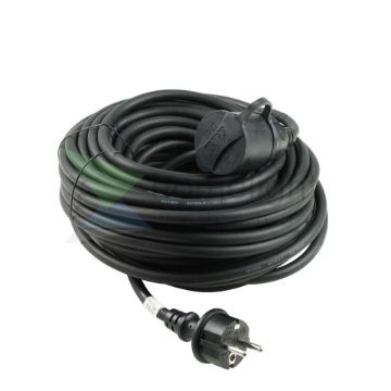Technik Industrial Hosszabbító 1 utas 20m kábellel 3x2,5mm2 H07RN-F (IP44) 16A