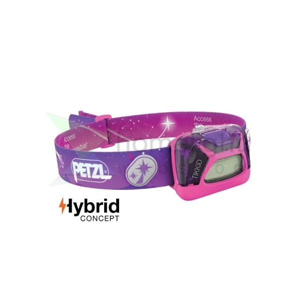 Petzl Fejlámpa TIKKID (3xAAA) 20 lumen Pink