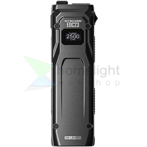 Nitecore Elemlámpa EDC23 (Beépített Li-ion) 2 x NiteLab UHi 25 (2500 lumen)