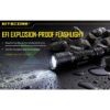 Nitecore Elemlámpa EF1 (1x18650) 830 lumen ATEX 2/22 G Ex d II T6 Gb