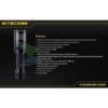 Nitecore Elemlámpa EF1 (1x18650) 830 lumen ATEX 2/22 G Ex d II T6 Gb