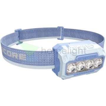 Nitecore Fejlámpa HA23UHE (3x AAA/akkumulátor) 4x MCT UHE LED (600 lumen) Kék