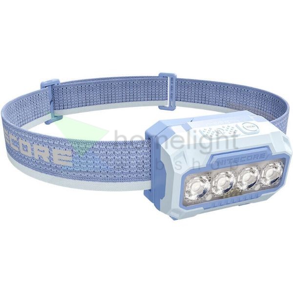 Nitecore Fejlámpa HA23UHE (3x AAA/akkumulátor) 4x MCT UHE LED (600 lumen) Kék