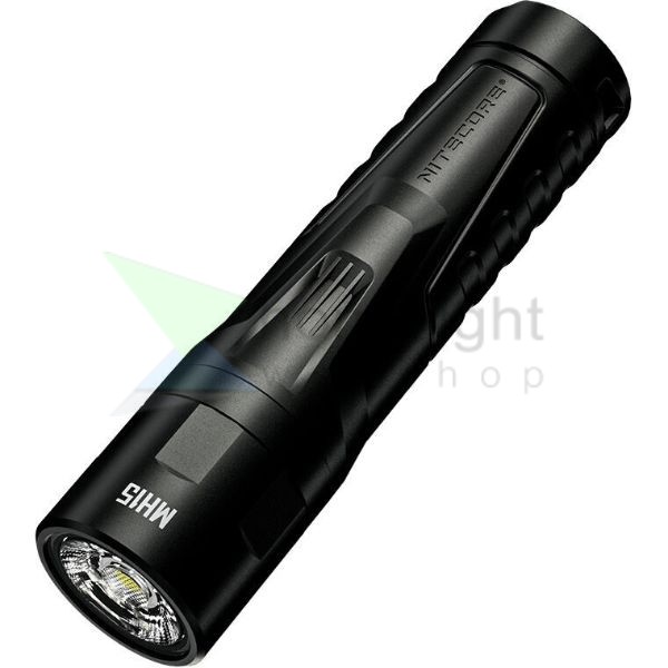 Nitecore Elemlámpa MH15 (5000mAh beépített akku) + PowerBank (2000 lumen)