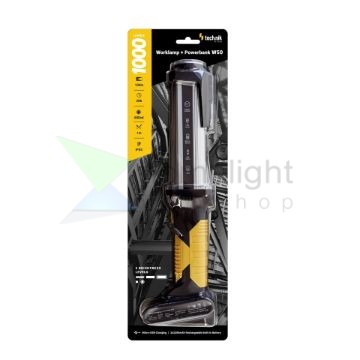 Technik Elemlámpa W50 (akkumulátoros) COB+LED + USB Type-C (1000+300 lumen)