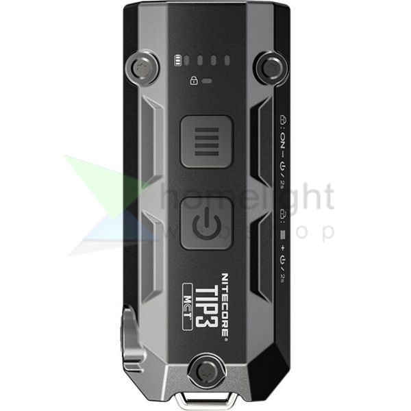 Nitecore Elemlámpa TIP3 (akkumulátoros) MCT UHE LED (720 lumen) Fekete