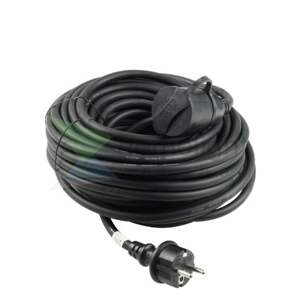 Technik Industrial Hosszabbító 1 utas 20m kábellel 3x1,5mm2 H07RN-F (IP44) 16A